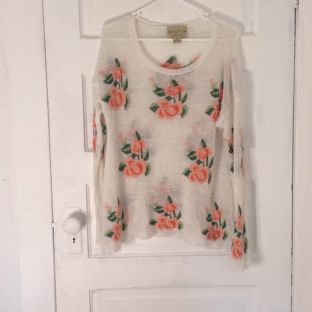 White Label wild fox sweater